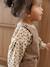 Sweatshirt with leopard print taupe - vertbaudet enfant 