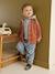 Corduroy Shirt for Babies tomato red - vertbaudet enfant 