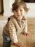 Sherpa sleeveless cardigan for babies taupe - vertbaudet enfant 