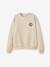 University Sweatshirt with Letters on the Back ecru - vertbaudet enfant 