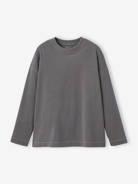 Lot de 2 t-shirts garçon oversize effet délavé écru - vertbaudet enfant 