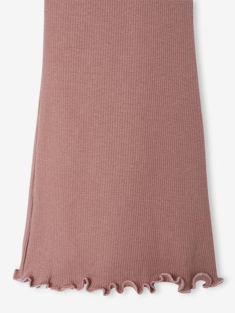 Ensemble sweat imprimé et legging flare fille bois de rose - vertbaudet enfant 