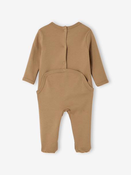 Lot de 2 pyjamas bébé garçon naissance transformables écru - vertbaudet enfant 
