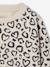 Printed Sweatshirt & Flared Leggings Set for Girls dusky pink+navy blue - vertbaudet enfant 