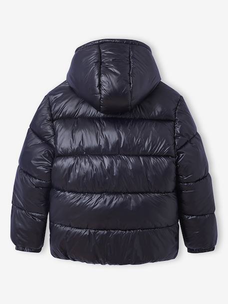 Lightweight Puffer Jacket, JONEN anthracite+khaki - vertbaudet enfant 