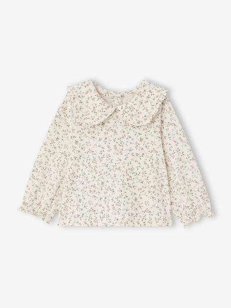 Coffret bébé T-shirt + salopette + bandeau + doudou rose poudré - vertbaudet enfant 