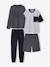 Lot 2 pyjamas garçon noir - vertbaudet enfant 