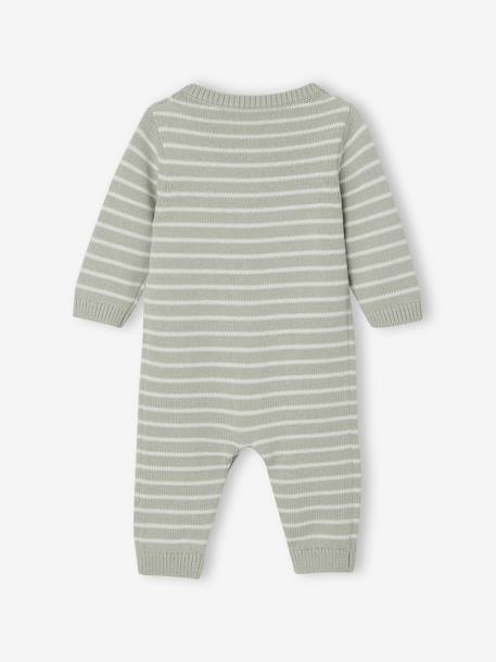 Ensemble naissance combinaison + bonnet vert d'eau - vertbaudet enfant 