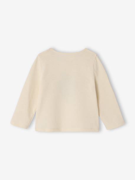 Lot de 3 T-shirts Basics bébé manches longues vieux rose - vertbaudet enfant 
