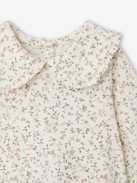 Coffret bébé T-shirt + salopette + bandeau + doudou rose poudré - vertbaudet enfant 