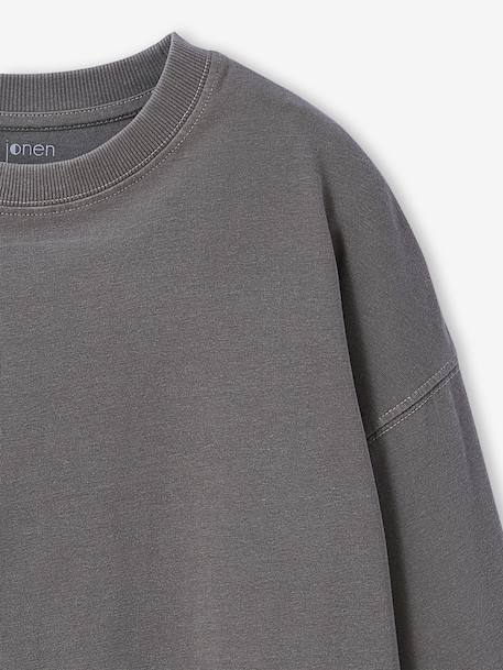 Lot de 2 t-shirts garçon oversize effet délavé écru - vertbaudet enfant 