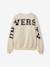 University Sweatshirt with Letters on the Back ecru - vertbaudet enfant 