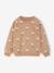 Printed Sweatshirt & Flared Leggings Set for Girls dusky pink+navy blue - vertbaudet enfant 