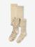 Pack of 2 Pairs of Tights for Girls golden beige - vertbaudet enfant 