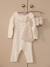 Jumpsuit in Fancy Knit for Newborns ecru - vertbaudet enfant 