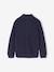 High Neck Long-Sleeved Cardigan for Boys green+navy blue - vertbaudet enfant 