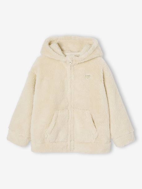 Cosy Bed Cardigan for Girls ecru - vertbaudet enfant 
