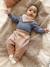 Ensemble 3 pièces naissance body + pantalon + foulard camel - vertbaudet enfant 