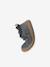 Pair of Soft Leather Boots for Babies, Designed for First Steps beige+blue+brown+chocolate+denim blue+electric blue+green+ochre+sage green+set beige+set brown+set green - vertbaudet enfant 