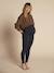Pack of 2 Pairs of Leggings for Maternity, Seamless by ENVIE DE FRAISE black+khaki - vertbaudet enfant 