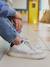 Leather Trainers with Laces & Zip for Children set white - vertbaudet enfant 