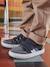 Trainers with leather velcro straps for children set grau - vertbaudet enfant 