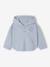 Striped Hooded Top for Baby Boys crystal blue+sandy beige+tomato red - vertbaudet enfant 