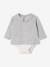 Pack of Two 2-in-1 Bodysuits for Newborns marl grey - vertbaudet enfant 