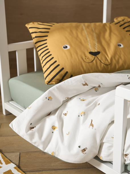 Pillowcase for Babies, Mon petit lion Orange - vertbaudet enfant 