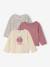 Lot de 3 T-shirts Basics bébé manches longues vieux rose - vertbaudet enfant 