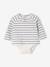 Pack of Two 2-in-1 Bodysuits for Newborns marl grey - vertbaudet enfant 