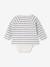 Pack of Two 2-in-1 Bodysuits for Newborns marl grey - vertbaudet enfant 