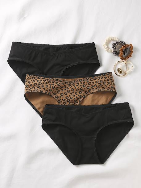 Pack of 3 ENVIE DE FRAISE maternity briefs black - vertbaudet enfant 
