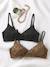 Lot 2 brassières allaitement noir - vertbaudet enfant 