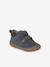 Pair of Soft Leather Boots for Babies, Designed for First Steps beige+blue+brown+chocolate+denim blue+electric blue+green+ochre+sage green+set beige+set brown+set green - vertbaudet enfant 