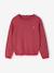 Pull fille personnalisable framboise+mandarine+marine+pivoine+vert de gris - vertbaudet enfant 
