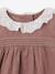 Velvet Dress + Tights Set for Newborns blush - vertbaudet enfant 