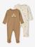 Pack of 2 Sleepsuits for Newborns ecru - vertbaudet enfant 