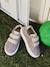 Leather Hook-&-Loop Trainers for Children, Designed for Autonomy gold+printed beige - vertbaudet enfant 