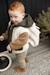Sherpa Hooded Coat for Babies sandy beige - vertbaudet enfant 