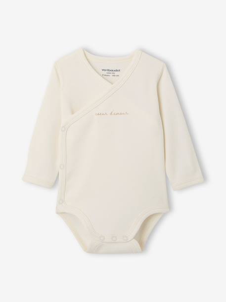 Ensemble naissance 6 pièces avec valisette maternité écru - vertbaudet enfant 