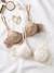 Pack of 2 microfibre and lace maternity and nursing bras ENVIE DE FRAISE mocha - vertbaudet enfant 