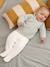 Set of 3 Plain Knit Items for Newborns: Cardigan + Sleepsuit + Bodysuit sage green - vertbaudet enfant 