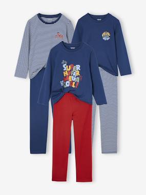 Lot de 3 pyjamas garçon vélo - vertbaudet enfant -Lot de 3 pyjamas garçon vélo