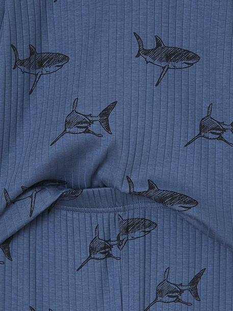 Pack of 2 Shark Pyjamas for Boys navy blue - vertbaudet enfant 