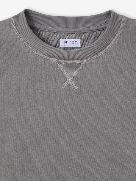 Pack of 2 Plain Long-Sleeved Sweatshirts for Boys, JONEN caramel - vertbaudet enfant 