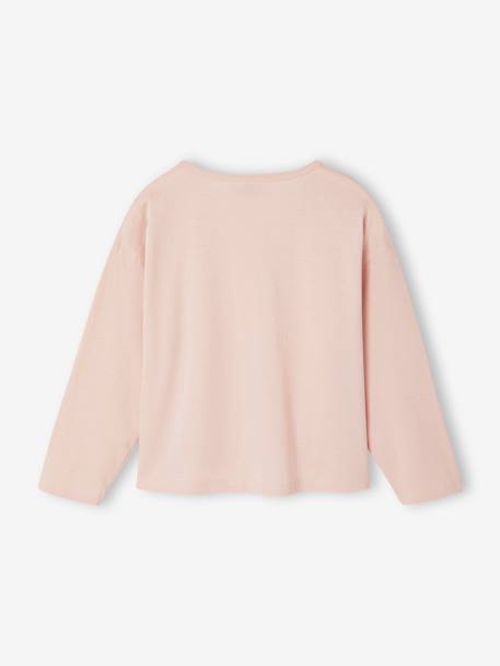 Tee-shirt Gabby et la Maison magique à manches longues rose poudré - vertbaudet enfant 