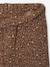 Wide-Leg Fleece Leggings for Girls navy blue+printed brown - vertbaudet enfant 