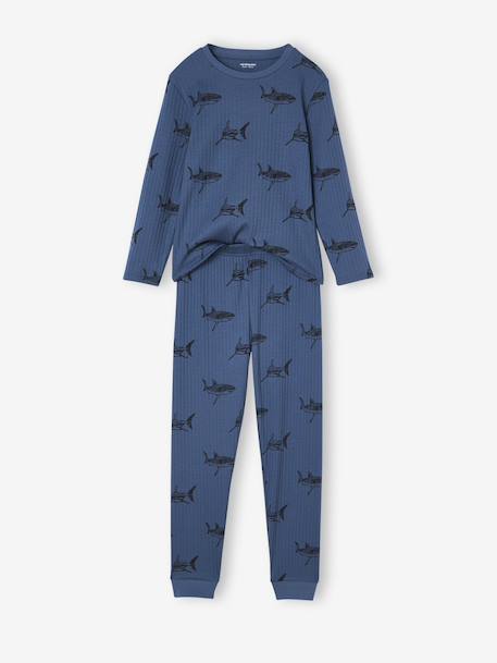 Lot de 2 pyjamas garçon requin marine - vertbaudet enfant 