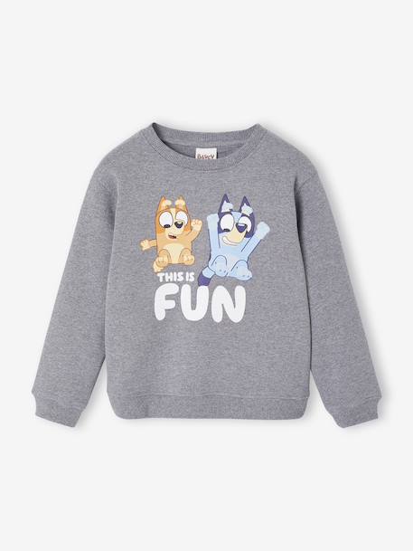 BLUEY® Unisex Sweatshirt marl grey - vertbaudet enfant 